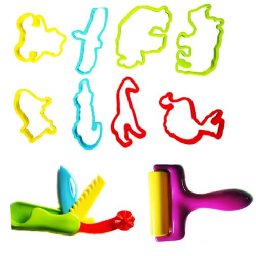 UPKOCH 42-teiliges Ton-Set Tierformen Spiel-ton-Set Für Jungen Und Mädchen Ton-Werkzeuge von UPKOCH