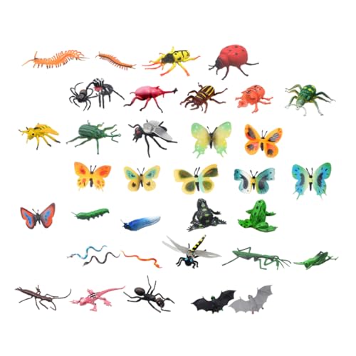 UPKOCH Lernspielzeug – 43-teiliges Insektenspielzeug-Set – Realistischer Kunststoff – Sicher Für Kleinkinder – Ideales von UPKOCH