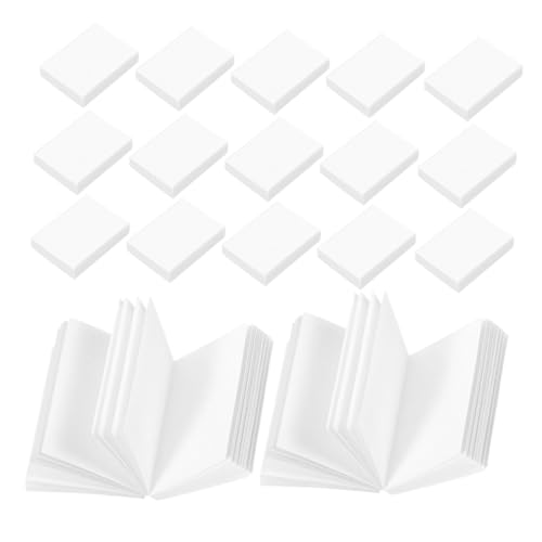 UPKOCH 48 Pcs 1:12 Miniatures Dollhouse Books Mini Blank Bücher Modell Dollhouse Dekoration Zubehör Puppen Spielzeugversorgungen Für Kinder So Tun, Als Spielen von UPKOCH