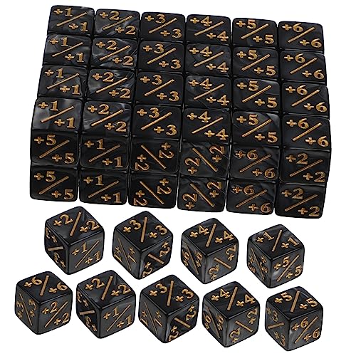 UPKOCH 48 Stück Teiliges Acryl Zähler Würfel Set mit Additions und Subtraktionszeichen Langlebige Spielwürfel für Tabletop Spiele Vielseitiges Kartenspiel Zubehör für Brettspiel Zähler UPKOCH 48 Stück Teiliges Acryl Zähler Würfel Set mit Additions und Subtraktionszeichen Langlebige Spielwürfel für Tabletop Spiele Vielseitiges Kartenspiel Zubehör für Brettspiel Zähler von UPKOCH