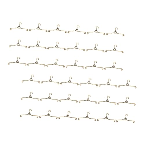 UPKOCH 48 Stück Teiliges Mini Metall Kleiderbügel Vintage Stil Langlebig und Kompakt für Puppenkleidung zur Aufbewahrung und Präsentation in Puppenhaus Kleiderschränken UPKOCH 48 Stück Teiliges Mini Metall Kleiderbügel Vintage Stil Langlebig und Kompakt für Puppenkleidung zur Aufbewahrung und Präsentation in Puppenhaus Kleiderschränken von UPKOCH