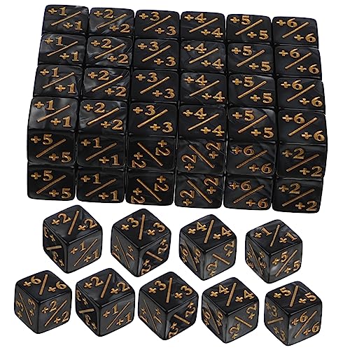 UPKOCH 48-teiliges Würfelzähler-Set Für Tischspiele Acryl-Token- Für Kartenspiele Würfelspielzubehör Stapelbar Ästhetisch Für Den Mathematikunterricht von UPKOCH