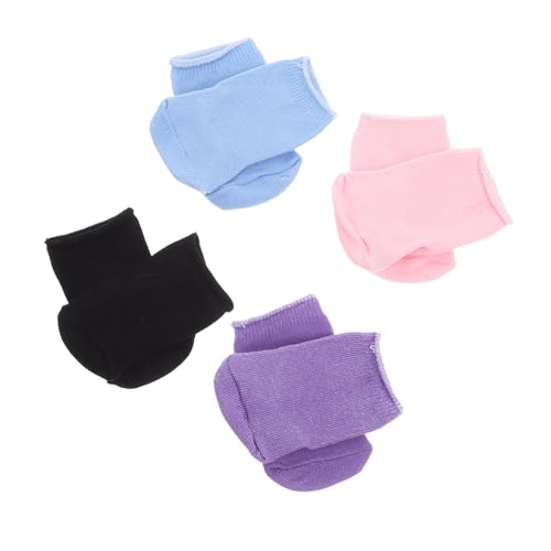 UPKOCH 4Paare Entzückende Puppensocken Für Puppen Wiederverwendbare Waschbare Kurzsocken Farben DIY Dekoration Für Puppenoutfits Requisiten von UPKOCH