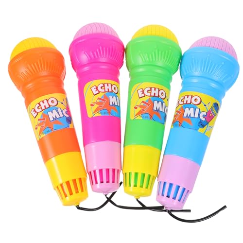 UPKOCH 4 Stück Echo Mikrofone für Kinder Leichtes Spielzeug Mikrofon mit Echo für Karaoke und Partys Robuste Kunststoff Requisite für Kindergeburtstage und Kreative Spiele UPKOCH 4 Stück Echo Mikrofone für Kinder Leichtes Spielzeug Mikrofon mit Echo für Karaoke und Partys Robuste Kunststoff Requisite für Kindergeburtstage und Kreative Spiele von UPKOCH