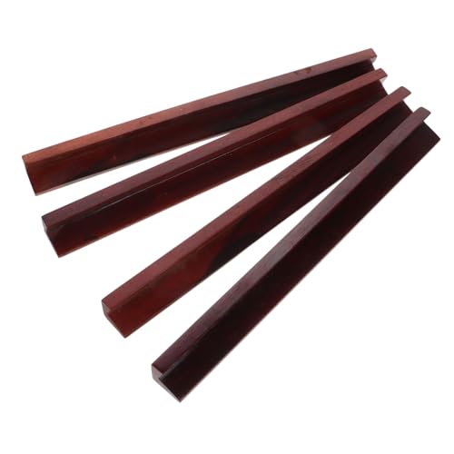 UPKOCH 4Stücke Mahjong Push Fliesen Lineal aus Holz mit Drückern Fliesen Racks für Amerikanisches Mahjong Tragbar für Spielabende von UPKOCH