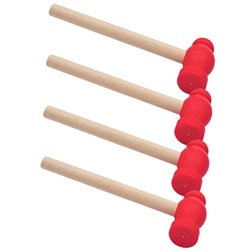 UPKOCH 4stücke Teiliges Holzhammer Spielzeug Für Junge Mädchen Interaktives Lernspielzeug Geschicklichkeit Und Greiffähigkeit Für Kleine Handwerker Und Eltern-Junge Mädchen-Spiele von UPKOCH