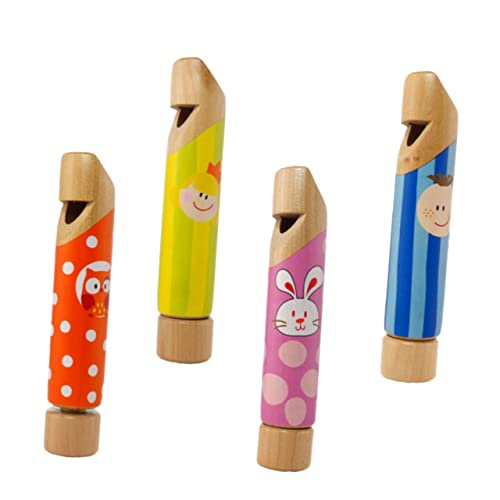 UPKOCH 4Stücke Teiliges Holzpfeife Musikinstrument für Lustige Flötenspielzeuge aus Natürlichem Holz für Geburtstagsfeiern und Kreative Spielstunden UPKOCH 4Stücke Teiliges Holzpfeife Musikinstrument für Lustige Flötenspielzeuge aus Natürlichem Holz für Geburtstagsfeiern und Kreative Spielstunden von UPKOCH