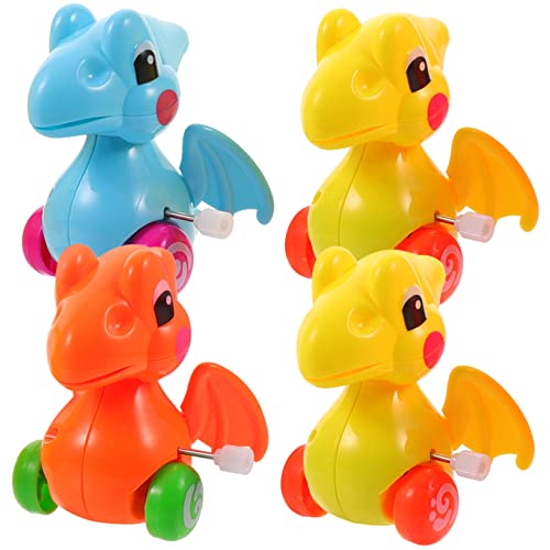 UPKOCH 4er Set Mini Aufzieh Dinosaurier Spielzeugautos Tragbare Fahrzeugspielzeuge Für Kleinkinder Farblich Gemischte Wind Up Dinosaurier Autos Für Jungen Und ädchen Ab 3 Jahren von UPKOCH