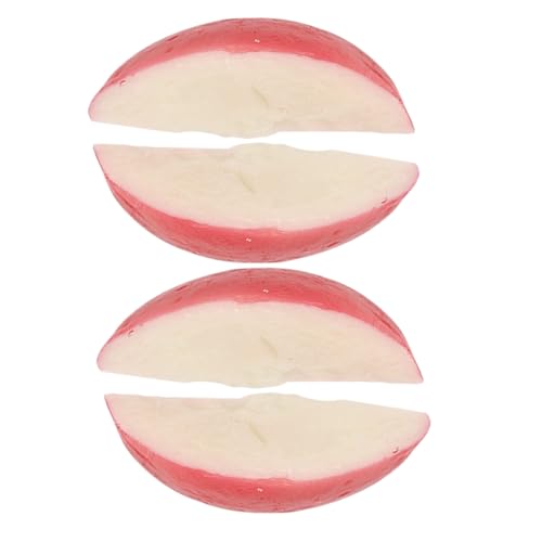 UPKOCH Gefälschte Rettichscheiben 4er-Set Aus PVC Realistisches Aussehen Ideal Für Lebensmittelmodelle UPKOCH Gefälschte Rettichscheiben 4er-Set Aus PVC Realistisches Aussehen Ideal Für Lebensmittelmodelle von UPKOCH