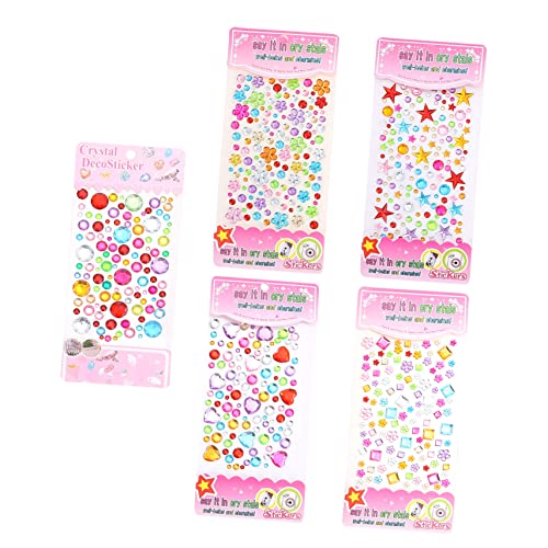 UPKOCH 5 Blätter Aufkleber belohnen Selbstklebende Strasssticker Edelsteinaufkleber Kristall-Aufkleber kleine Aufkleber Bastelaufkleber Edelsteine Aufkleber Edelstein-Aufkleber Acryl UPKOCH 5 Blätter Aufkleber belohnen Selbstklebende Strasssticker Edelsteinaufkleber Kristall-Aufkleber kleine Aufkleber Bastelaufkleber Edelsteine Aufkleber Edelstein-Aufkleber Acryl von UPKOCH