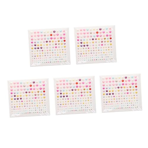 UPKOCH 5 Blätter DIY Aufkleber bastelset basteln für bastelskalpel spielzeuge bastelmaterial für Edelstein-Aufkleber Dill-Aufkleber Plastik Colorful von UPKOCH