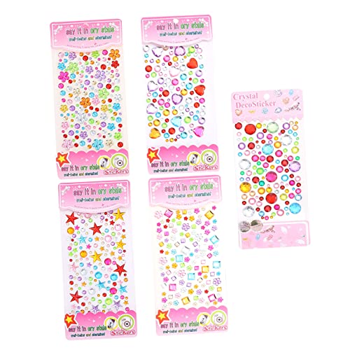 UPKOCH 5 Bögen Acrylaufkleber Kinderaufkleber Nagelaufkleber Strassaufkleber Basteln Für Mädchen Aufkleber Für Edelsteine Für Aufkleber Für Mädchen Juwelenaufkleber UPKOCH 5 Bögen Acrylaufkleber Kinderaufkleber Nagelaufkleber Strassaufkleber Basteln Für Mädchen Aufkleber Für Edelsteine Für Aufkleber Für Mädchen Juwelenaufkleber von UPKOCH
