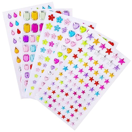 UPKOCH 5 Bögen Kristall Diamant Aufkleber Nagelaufkleber Laptop Aufkleber Juwelenaufkleber Strass Aufkleber Kristall Aufkleber Zur Dekoration Selbstklebende Aufkleber UPKOCH 5 Bögen Kristall Diamant Aufkleber Nagelaufkleber Laptop Aufkleber Juwelenaufkleber Strass Aufkleber Kristall Aufkleber Zur Dekoration Selbstklebende Aufkleber von UPKOCH