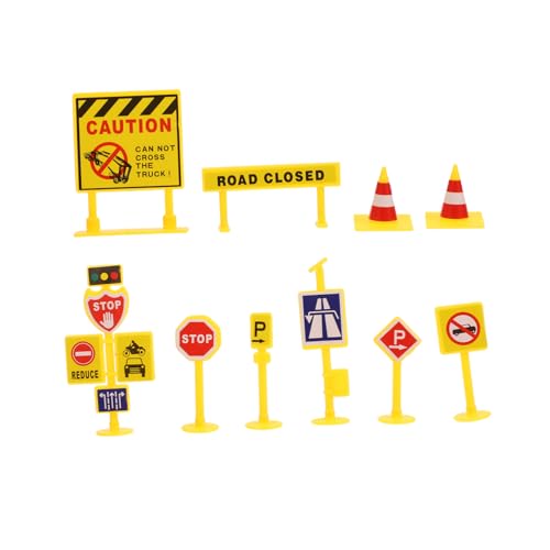 UPKOCH 5 Mikro-Landschafts-Verkehrsschild Straße Beschilderung klein Mini Dekoration Szene verkehrsschilder verkehrszeichen für kognitive Spiele Bildungsspielzeug Plastik Yellow UPKOCH 5 Mikro-Landschafts-Verkehrsschild Straße Beschilderung klein Mini Dekoration Szene verkehrsschilder verkehrszeichen für kognitive Spiele Bildungsspielzeug Plastik Yellow von UPKOCH
