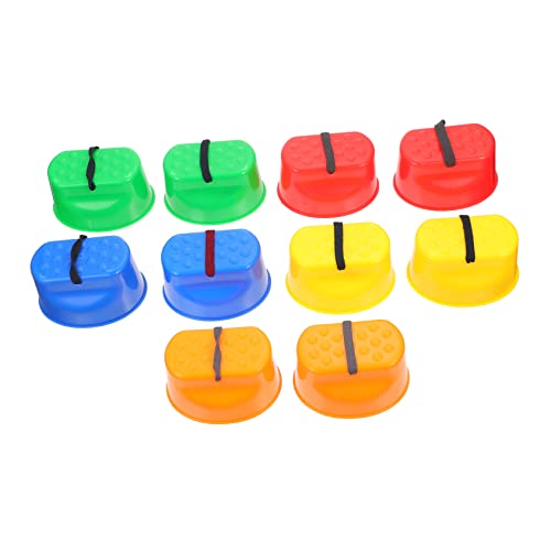 UPKOCH 5 Kinder Sport Stelzen für Outdoor Aktivitäten Bunte Plastikstelzen Gleichgewichtstraining Eltern Kind Fördert Konzentration und Soziale Fähigkeiten UPKOCH 5 Kinder Sport Stelzen für Outdoor Aktivitäten Bunte Plastikstelzen Gleichgewichtstraining Eltern Kind Fördert Konzentration und Soziale Fähigkeiten von UPKOCH