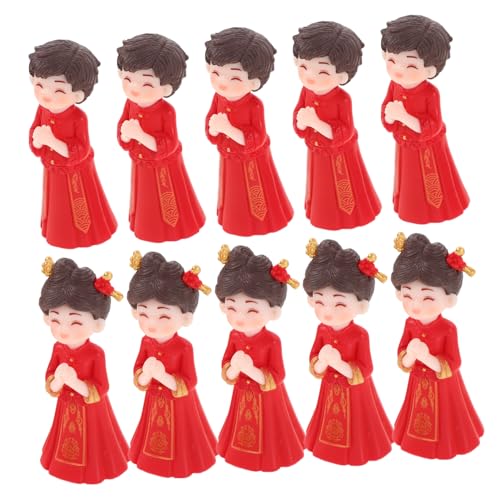 UPKOCH 5 Paare Miniatur Chinesische Hochzeitspaar Figuren Traditionelle Braut Bräutigam Statuetten DIY Micro Landschaft Dekoration Kuchen Topper für Hochzeitsfeier und Festliche Tischdeko UPKOCH 5 Paare Miniatur Chinesische Hochzeitspaar Figuren Traditionelle Braut Bräutigam Statuetten DIY Micro Landschaft Dekoration Kuchen Topper für Hochzeitsfeier und Festliche Tischdeko von UPKOCH