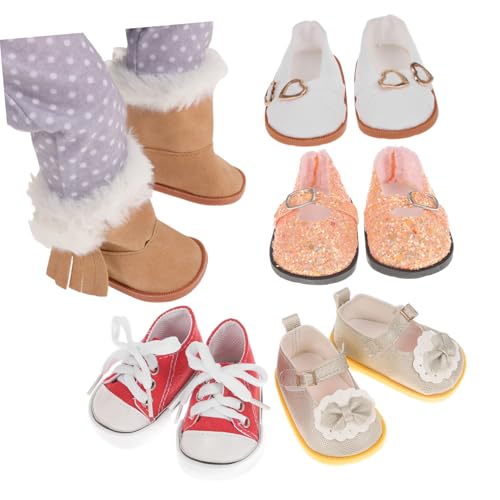 UPKOCH 5 Paare Puppenschuhe Kleine Schuhe für Puppen Stoffschuhe für Puppen Schuhe für Puppenoutfits Puppen Party Schuhe Puppenspielzeugschuhe Minipuppenkostüm Puppenstiefel Puppenzubehör UPKOCH 5 Paare Puppenschuhe Kleine Schuhe für Puppen Stoffschuhe für Puppen Schuhe für Puppenoutfits Puppen Party Schuhe Puppenspielzeugschuhe Minipuppenkostüm Puppenstiefel Puppenzubehör von UPKOCH