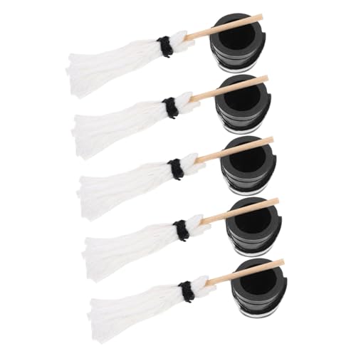 UPKOCH 5er-Pack Miniatur-mops-Eimer-Modelle Mini-hauszubehör Für Halloween-Dekoration Für Mopp-szenen von UPKOCH