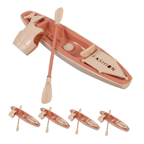 UPKOCH 5 Sätze Miniatur Kajak mit Paddeln und Schwimmweste Detailgetreues Kunststoff Kanu Modell Mini Fischerboot Interaktives Wasserspielzeug für Dekoratives Tisch und Puppenhauszubehör UPKOCH 5 Sätze Miniatur Kajak mit Paddeln und Schwimmweste Detailgetreues Kunststoff Kanu Modell Mini Fischerboot Interaktives Wasserspielzeug für Dekoratives Tisch und Puppenhauszubehör von UPKOCH