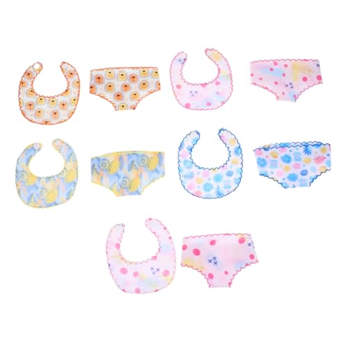 UPKOCH 5 Sätze Puppenwindel-lätzchen Mädchen Puppen Höschen Windeln Unser Zubehör Kleidung Lätzchen Stoff UPKOCH 5 Sätze Puppenwindel-lätzchen Mädchen Puppen Höschen Windeln Unser Zubehör Kleidung Lätzchen Stoff von UPKOCH