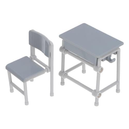 UPKOCH 5 Sätze Teiliges Miniatur Schulmöbel Set mit Realistischen Grauen Miniatur Tischen und Stühlen Robustes Puppenhaus Zubehör für Klassenzimmer Dekoration Lernspielzeug Kreativität UPKOCH 5 Sätze Teiliges Miniatur Schulmöbel Set mit Realistischen Grauen Miniatur Tischen und Stühlen Robustes Puppenhaus Zubehör für Klassenzimmer Dekoration Lernspielzeug Kreativität von UPKOCH