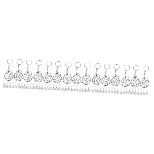 UPKOCH 5 Sätze Teiliges Pvc Volleyball Schlüsselanhänger Schlüsselanhänger Für Party Für Jungen Und Mädchen Für Alltag Und 16 Stück * 5 von UPKOCH