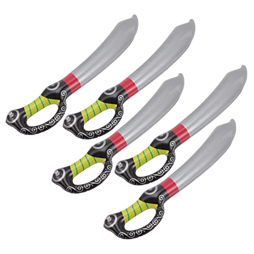 UPKOCH 5stücke Teiliges Aufblasbare Piraten Schwerter Kostüm Accessoires Für Piraten Themenpartys Kindergeburtstage Und Cosplay Spielzeug Für Jungen Und Mädchen von UPKOCH