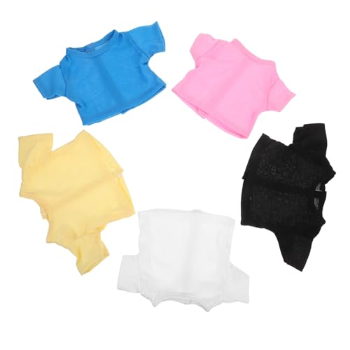 UPKOCH 5 Stück Bärenkleid Bärenzubehör Kostüm Tier T Shirt Kuscheltier Outfits Mini Bär T Shirts Bärenkostüm Bären Outfit Bärenhemd Süße Bärenhemden von UPKOCH