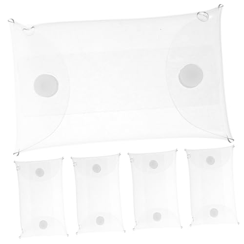 UPKOCH 5 Stück Cartoon Doll Bag Puppenanzeigehalter Puppenmodell-Aufbewahrungskoffer Spielzeugaufbewahrung Veranstalter Spielzeugorganisatortaschen Vitrine für Figuren Klarsichtbeutel PVC von UPKOCH