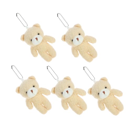 UPKOCH 5 Stück Großer Bärenanhänger Plüsch Kleiner Bär Kuscheltier tragen Stofftier Bär tierischer Plüsch tragbare Bärenfiguren kleine Bären kleine Bärenpuppe PP Baumwolle Beige UPKOCH 5 Stück Großer Bärenanhänger Plüsch Kleiner Bär Kuscheltier tragen Stofftier Bär tierischer Plüsch tragbare Bärenfiguren kleine Bären kleine Bärenpuppe PP Baumwolle Beige von UPKOCH