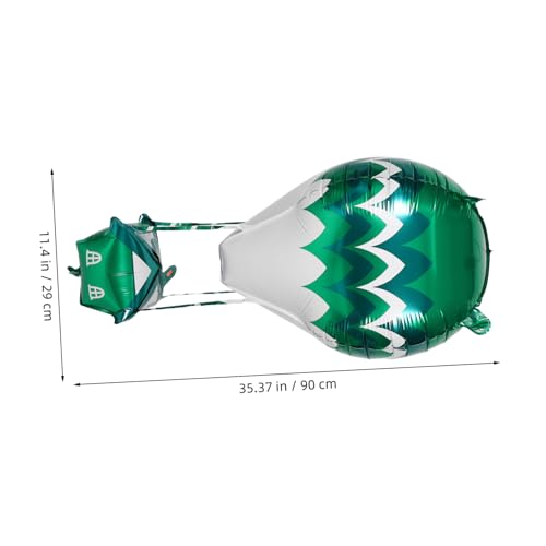 UPKOCH 5 Stück Heißluftballon Folienballons Aluminiumfolie Leicht Aufblasbar Robust Für Geburtstagsfeiern Indoor Outdoor Partydekoration Reise Motto von UPKOCH