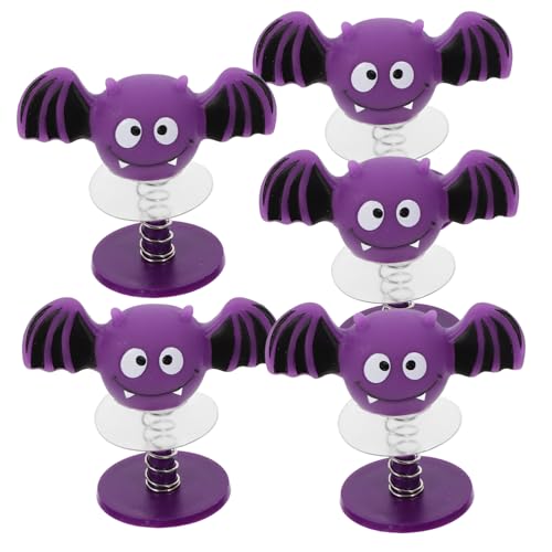 UPKOCH 5 Stück Hüpfende Fledermausfigur Schläger Frühling Party Halloween springende spielzeuge der Karikatur springende Federspielzeuge Kinderspielzeug Eisen Violett UPKOCH 5 Stück Hüpfende Fledermausfigur Schläger Frühling Party Halloween springende spielzeuge der Karikatur springende Federspielzeuge Kinderspielzeug Eisen Violett von UPKOCH