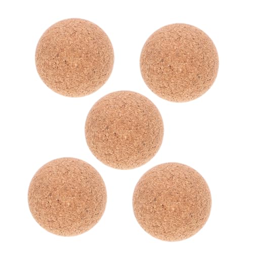 UPKOCH 5 Stück Kicker Zubehör Tischfussball Fußball Klein Multipack Foosballball Drinnen Stopper Teile Foosballkugeln Offiziell Ersatz Mini -bälle Tragbare Holzkugeln Hölzern Khaki von UPKOCH