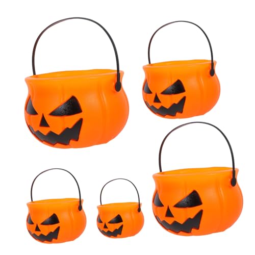 UPKOCH 5 Stück Kürbis Eimer Große Halloween-schüssel Mit Süßigkeiten Fälschung Kürbis Dekorationen Halloween-kürbis-süßigkeitsbeutel Jack-o-laterne Für Halloween Tür Orange UPKOCH 5 Stück Kürbis Eimer Große Halloween-schüssel Mit Süßigkeiten Fälschung Kürbis Dekorationen Halloween-kürbis-süßigkeitsbeutel Jack-o-laterne Für Halloween Tür Orange von UPKOCH