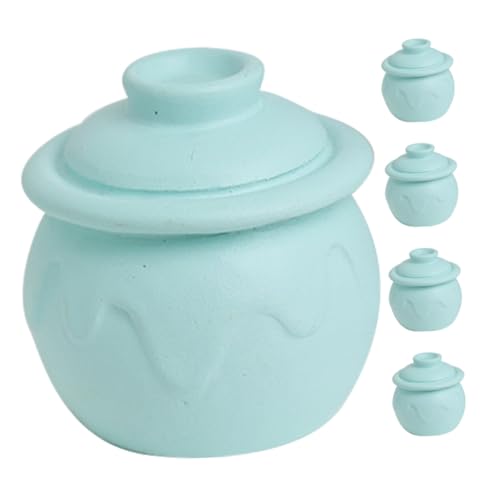 UPKOCH 5stücke Teiliges Mini Pickle Jar Miniatur Dekoration Für Puppenhäuser Sicheres Vinyl Für Rollenspiele Und Kreative Gestaltung Von Mini-landschaften von UPKOCH