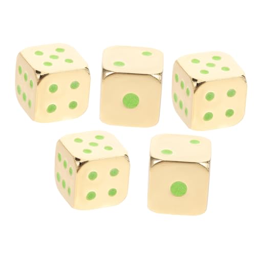 UPKOCH 5 Stück Leuchtende Würfelspiele D6 Würfel Rollenspielwürfel Partygeschenk Spielrequisite 6 Seitige Würfel Brettspielwürfel Metallwürfel Unterhaltungswürfel Zahlenwürfel Kupfer UPKOCH 5 Stück Leuchtende Würfelspiele D6 Würfel Rollenspielwürfel Partygeschenk Spielrequisite 6 Seitige Würfel Brettspielwürfel Metallwürfel Unterhaltungswürfel Zahlenwürfel Kupfer von UPKOCH