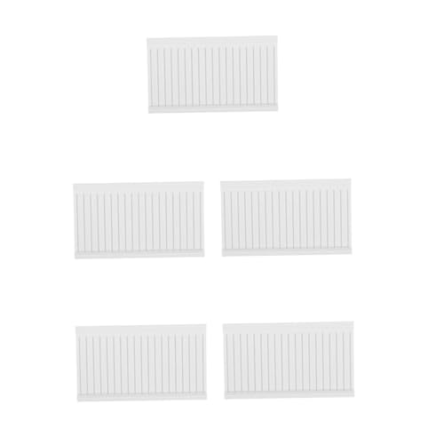 UPKOCH 5 Stück Miniatur Puppenhaus Wandverkleidung Wandschürze Innenpaneele Dekorative Wainscoting Zierleisten Stilvolle Miniatur Haus Wandaccessoires für Puppenhäuser von UPKOCH