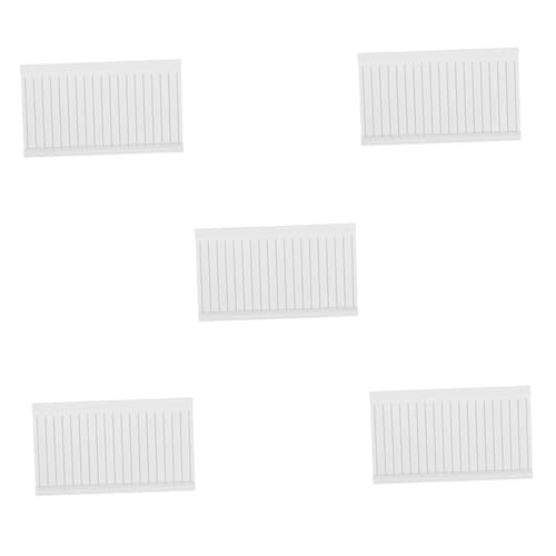 UPKOCH 5 Stück Miniatur Wandverkleidung Wandschutz Mini Wainscoting Paneele für Puppenhaus Büro Bad Schlafzimmer Wanddeko Zubehör von UPKOCH