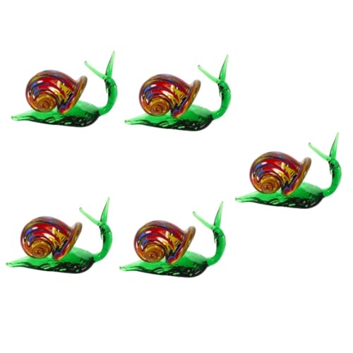 UPKOCH 5 Stück Miniaturschneckenfigur Realistische Deko für Schreibtisch und Geschenkidee für Freunde und Familie als Lehrmodell für Langlebig und Farbecht UPKOCH 5 Stück Miniaturschneckenfigur Realistische Deko für Schreibtisch und Geschenkidee für Freunde und Familie als Lehrmodell für Langlebig und Farbecht von UPKOCH