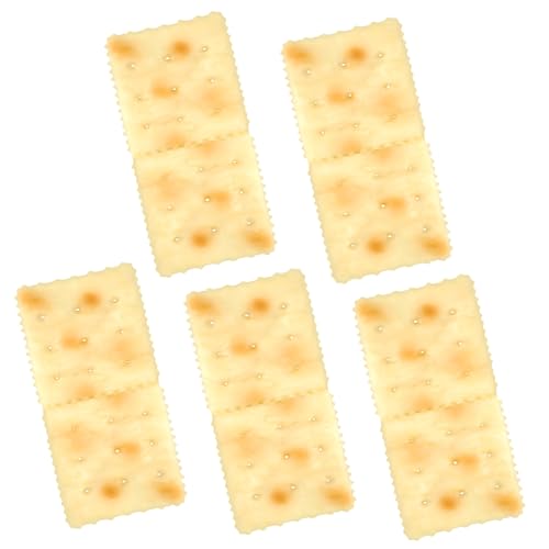 UPKOCH 5 Stück Nachgemachte Soda-Cracker Künstliche Nahrung Gefälscht Künstliches Lebensmittelmodell Baguettepfanne Künstliche Cracker Bäckerei-Display-Kekse Kind Spielt Kekse PVC UPKOCH 5 Stück Nachgemachte Soda-Cracker Künstliche Nahrung Gefälscht Künstliches Lebensmittelmodell Baguettepfanne Künstliche Cracker Bäckerei-Display-Kekse Kind Spielt Kekse PVC von UPKOCH