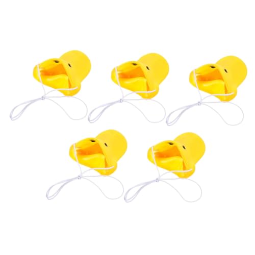 UPKOCH 5 Stück Realistische Entenschnabel Masken aus Leichtem Vinyl Bequeme Tierkostüm Accessoires für Halloween Karneval Cosplay und Festliche Partys von UPKOCH