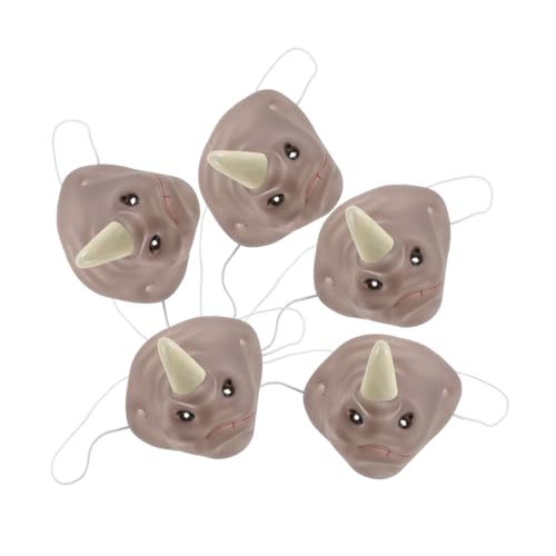 UPKOCH 5 Stück Realistische Tiernasen Requisiten Teiliges mit Verstellbarem Elastikband Langlebige Kunststoff Deko für Halloween Cosplay Tierkostüm Party Geburtstagsfeier und Karneval UPKOCH 5 Stück Realistische Tiernasen Requisiten Teiliges mit Verstellbarem Elastikband Langlebige Kunststoff Deko für Halloween Cosplay Tierkostüm Party Geburtstagsfeier und Karneval von UPKOCH