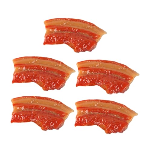 UPKOCH 5 Stück Simulierter Schweinebauch Fleisch-Foto-Requisiten Gefälschtes Gekochtes Fleisch Fleisch-Display-Modell Künstliches Lebensmittelmodell Kunstfleischdekor Netz Harz UPKOCH 5 Stück Simulierter Schweinebauch Fleisch-Foto-Requisiten Gefälschtes Gekochtes Fleisch Fleisch-Display-Modell Künstliches Lebensmittelmodell Kunstfleischdekor Netz Harz von UPKOCH