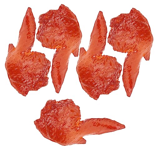 UPKOCH 5 Stück Simuliertes Hühnerflügelmodell Chicken Wing-Modelle gefälschtes realistisches Essen gefälschtes Hühnerflügelmodell Lebensmittelsimulation gefälschte Hähnchenschenkel Harz UPKOCH 5 Stück Simuliertes Hühnerflügelmodell Chicken Wing-Modelle gefälschtes realistisches Essen gefälschtes Hühnerflügelmodell Lebensmittelsimulation gefälschte Hähnchenschenkel Harz von UPKOCH