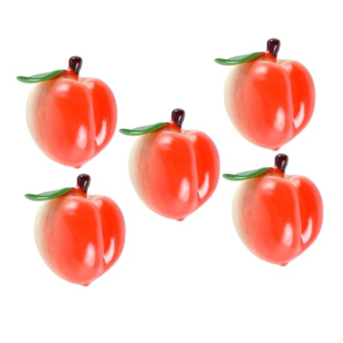 UPKOCH 5 Stück Simuliertes Pfirsichmodell klein gefälscht Fahrt- farbig für künstliches Pfirsichmodell dekorative Pfirsich-Requisite Mini-Pfirsich- winziger Pfirsich PVC rot UPKOCH 5 Stück Simuliertes Pfirsichmodell klein gefälscht Fahrt- farbig für künstliches Pfirsichmodell dekorative Pfirsich-Requisite Mini-Pfirsich- winziger Pfirsich PVC rot von UPKOCH