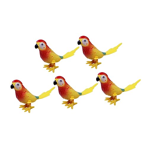 UPKOCH 5 Stück Springendes Papageienspielzeug Vogel Papagei Schaukel Kleine Vogelspielzeug tierisches uhrwerk Uhrwerk Tierspielzeug Kinderspielzeug Abs UPKOCH 5 Stück Springendes Papageienspielzeug Vogel Papagei Schaukel Kleine Vogelspielzeug tierisches uhrwerk Uhrwerk Tierspielzeug Kinderspielzeug Abs von UPKOCH