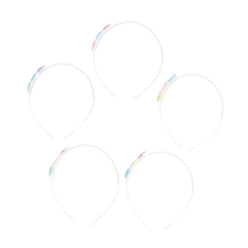 UPKOCH 5 Stück Teiliges Haarband Herzform Cartoon Transparent Quicksand Stirnbänder für Partys Geburtstage und Cosplay UPKOCH 5 Stück Teiliges Haarband Herzform Cartoon Transparent Quicksand Stirnbänder für Partys Geburtstage und Cosplay von UPKOCH