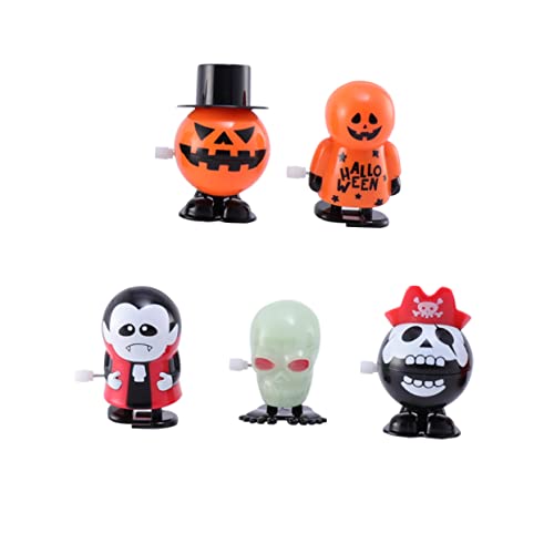UPKOCH 5 Stück Teiliges Halloween Aufziehspielzeug mit Bunte Cartoon Figuren Batteriefrei Springend und Laufend Pädagogisch für Partygeschenk und Dekoration UPKOCH 5 Stück Teiliges Halloween Aufziehspielzeug mit Bunte Cartoon Figuren Batteriefrei Springend und Laufend Pädagogisch für Partygeschenk und Dekoration von UPKOCH