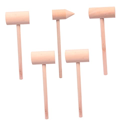UPKOCH 5 Stück Teiliges Holzhammer Vielseitiges Kleine Holzspielzeug Hämmer Glatte Oberfläche Sicher und Langlebig für Zuhause Restaurant Kuchenladen Tragbar und Leicht UPKOCH 5 Stück Teiliges Holzhammer Vielseitiges Kleine Holzspielzeug Hämmer Glatte Oberfläche Sicher und Langlebig für Zuhause Restaurant Kuchenladen Tragbar und Leicht von UPKOCH