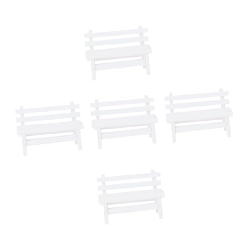 UPKOCH 5 Stück Teiliges Mini Holz Gartenbank Handgefertigte Miniatur Holzbank mit Hohlraum-Design Dekorative Mini Gartenmöbel für Puppenhaus Schreibtisch und Landschaft für DIY Modelle UPKOCH 5 Stück Teiliges Mini Holz Gartenbank Handgefertigte Miniatur Holzbank mit Hohlraum-Design Dekorative Mini Gartenmöbel für Puppenhaus Schreibtisch und Landschaft für DIY Modelle von UPKOCH